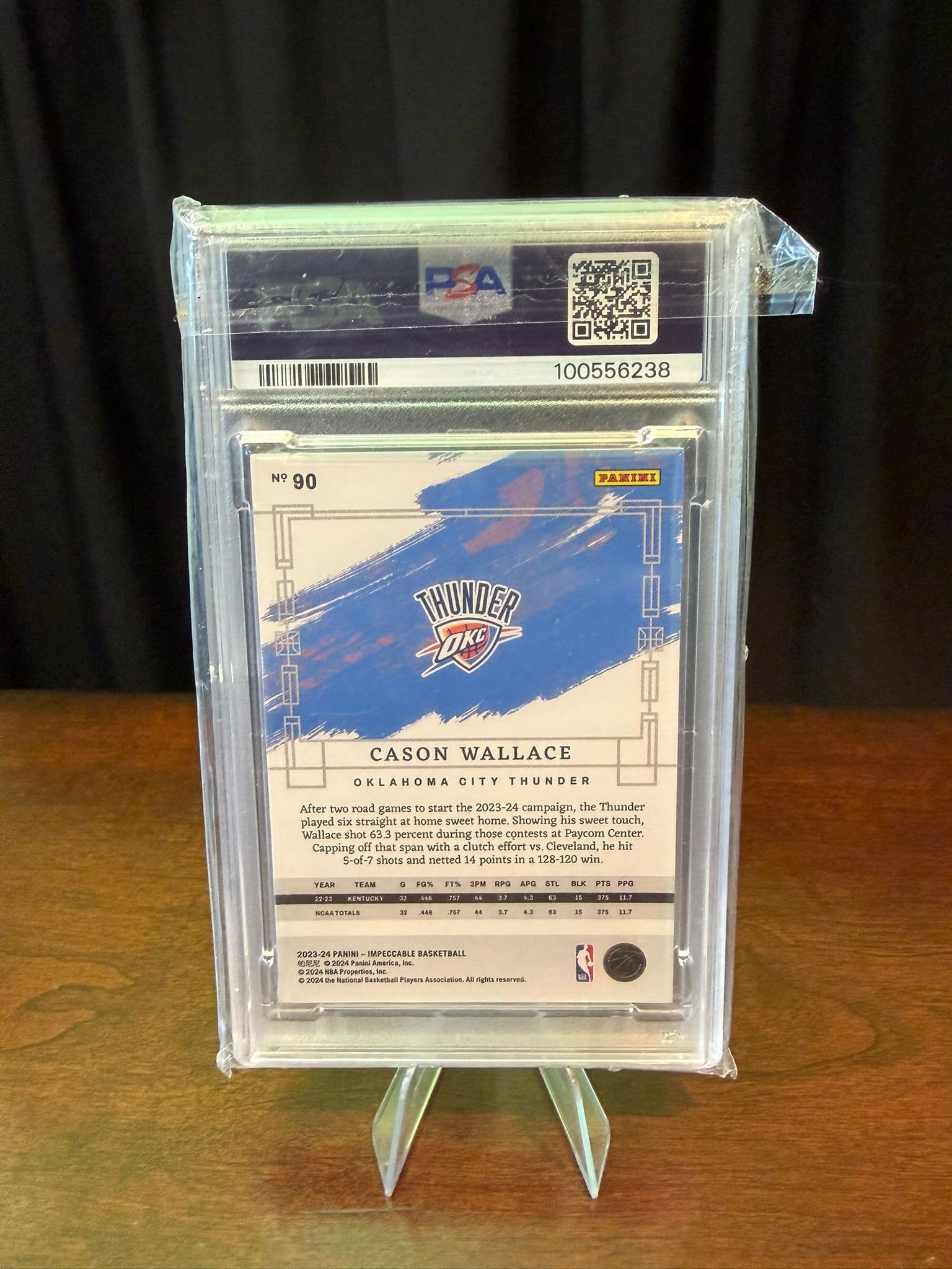 2023 Impeccable Cason Wallace Green - #90 - 1/35 PSA 9 MINT