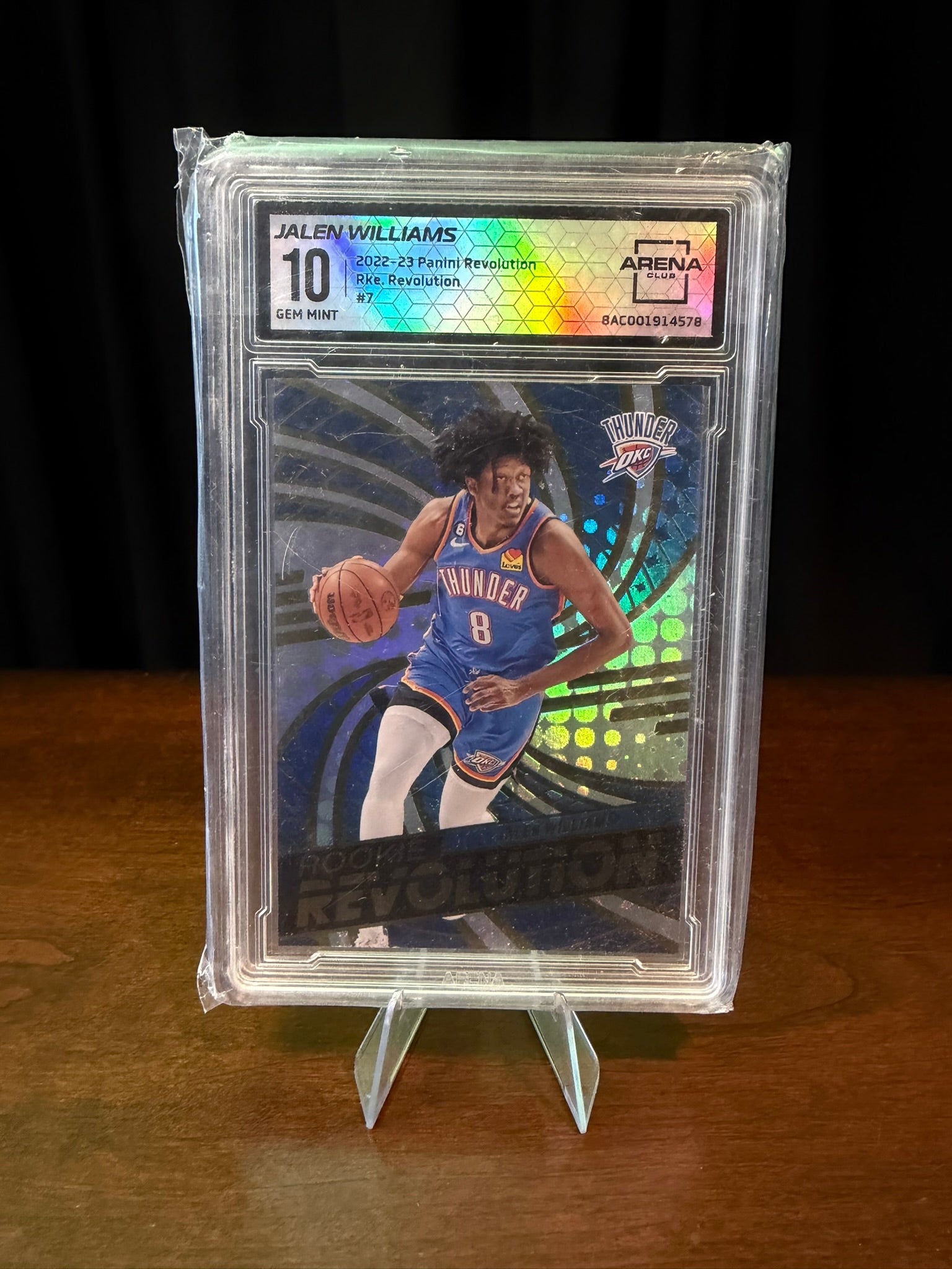 2022 Panini Revolution Rookie Jalen Williams #7 - Arena Club 10 GEM MT