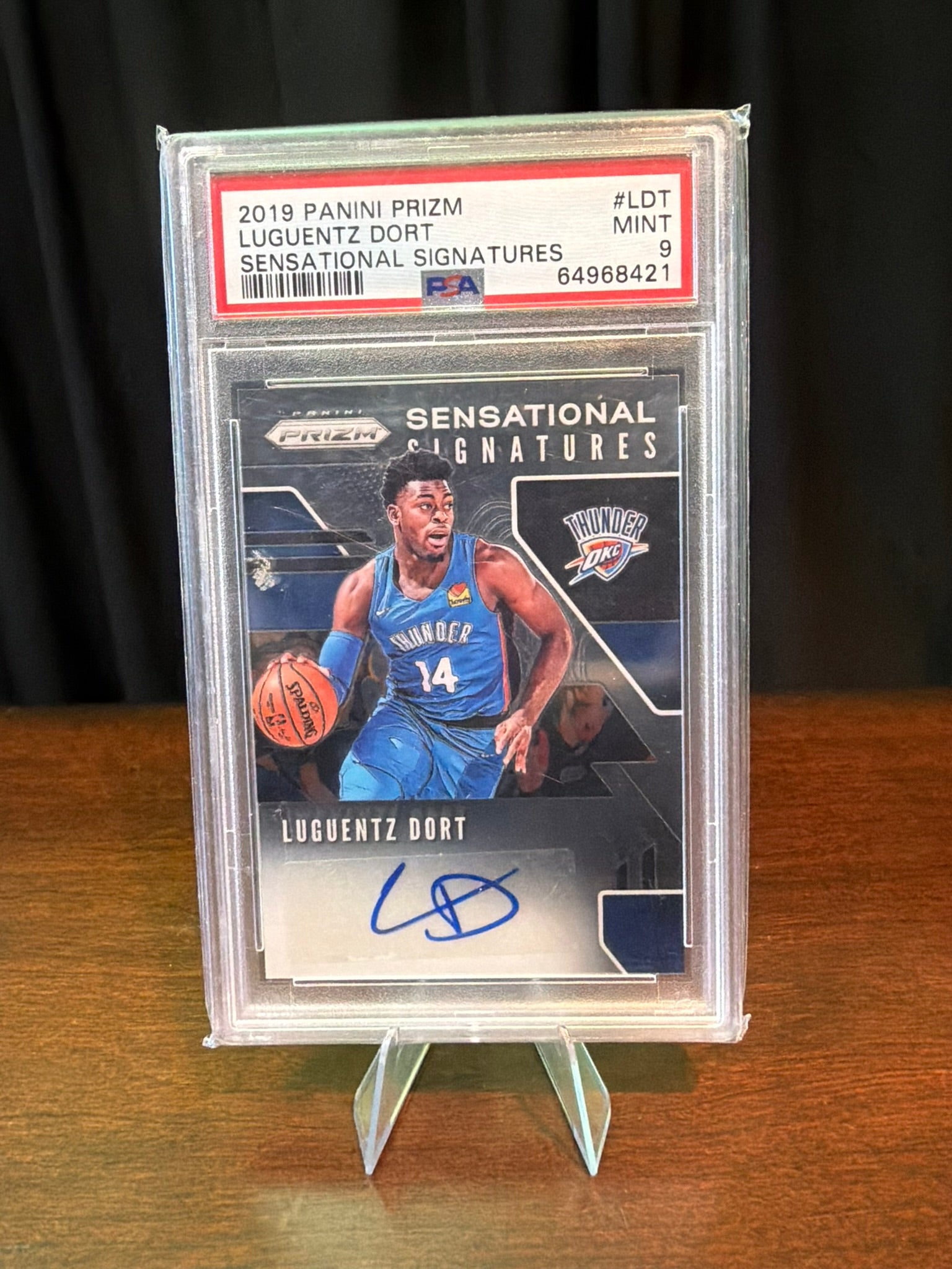2019 Panini Prizm Luguentz Dort Sensational Signatures #LDT Rookie Auto  - PSA 9