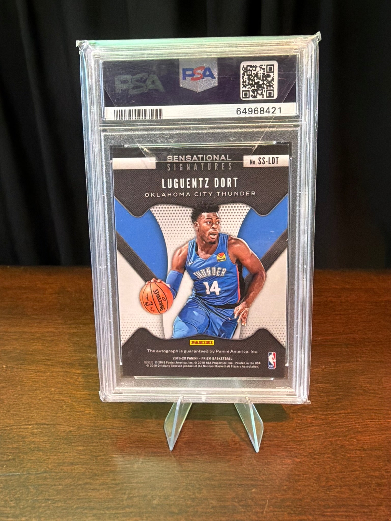 2019 Panini Prizm Luguentz Dort Sensational Signatures #LDT Rookie Auto  - PSA 9