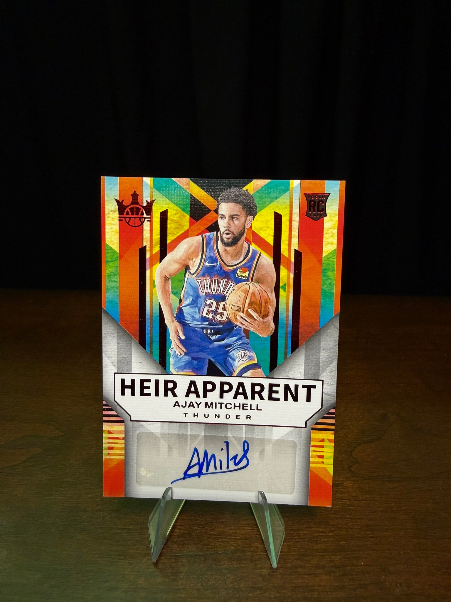2024 Panini Court Kings Ajay Mitchell #HA-AJY Rookie Auto 10/99