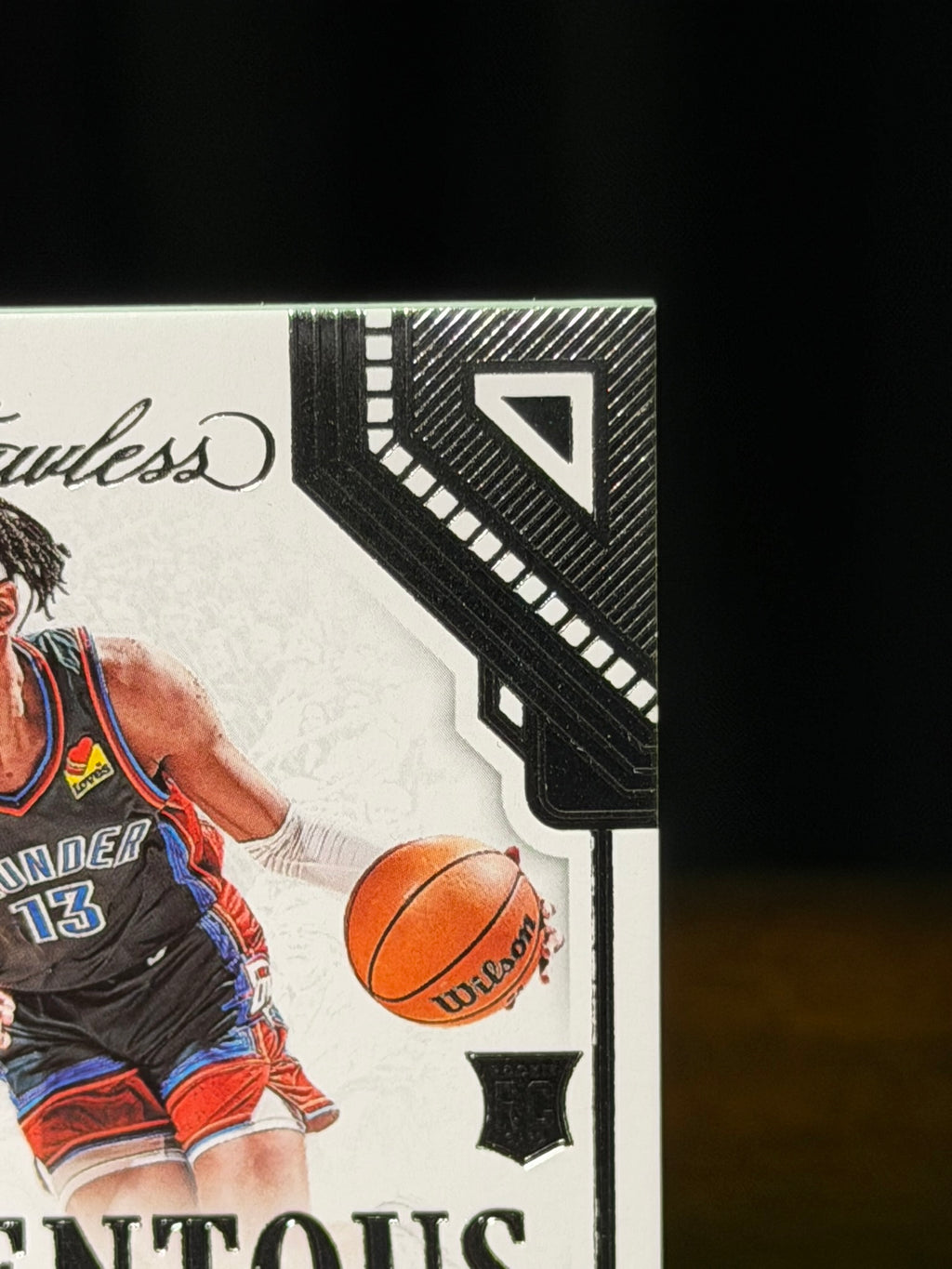 2022 Panini Flawless Ousmane Dieng Momentous /25 #MA-OMD - Rookie - On Card auto