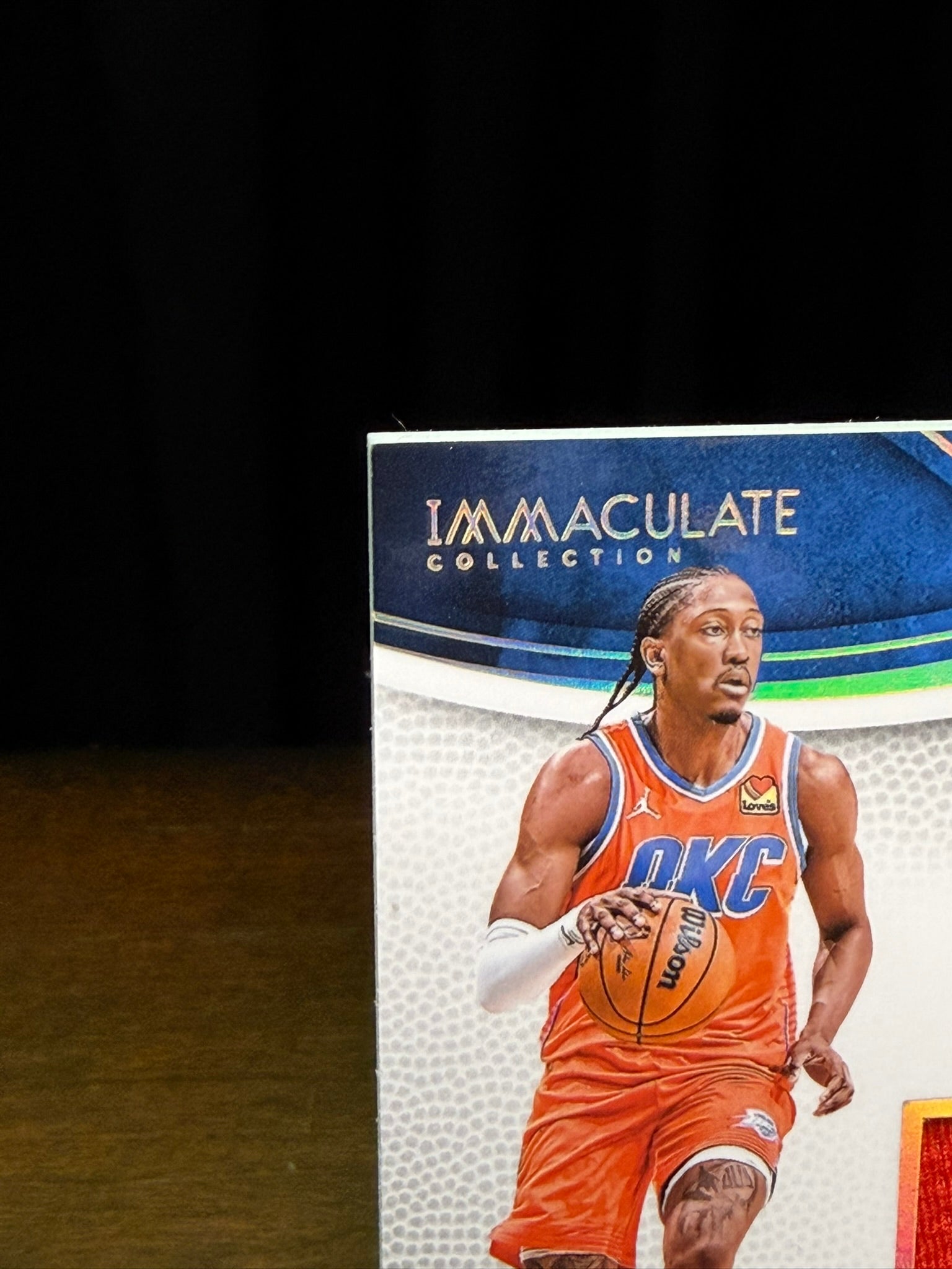 2024 Panini Immaculate Jalen Williams /20 #SWA-JLN Tri Color Patch