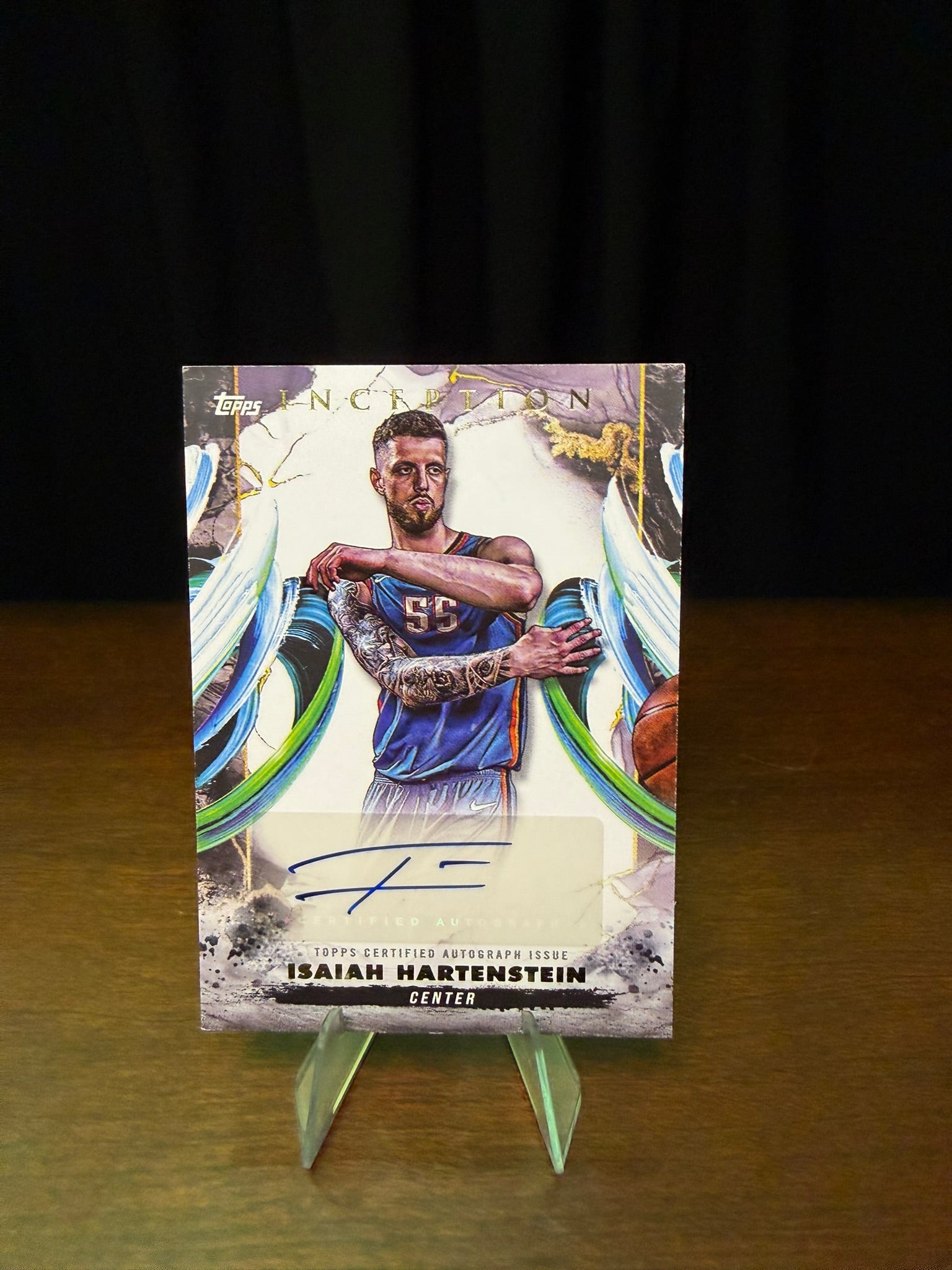 2025 Topps Inception Isaiah Hartenstein Autograpgh