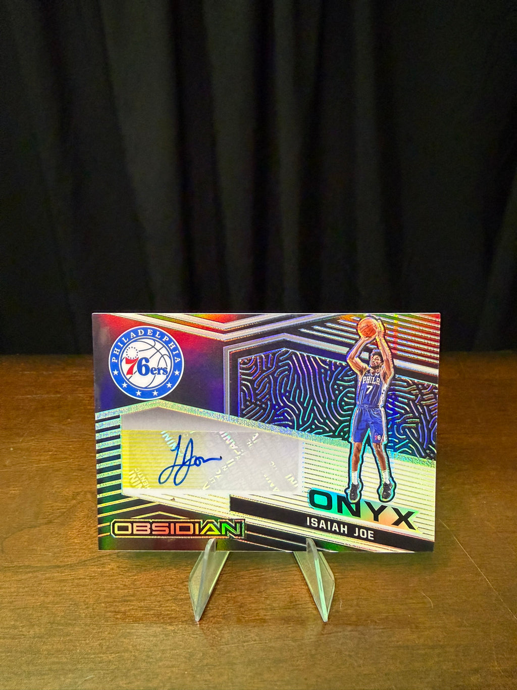 2020 Panini Obsidian Isaiah Joe Onyx Autographs /10 #ONY-IJO Rookie RC Autogragh AU