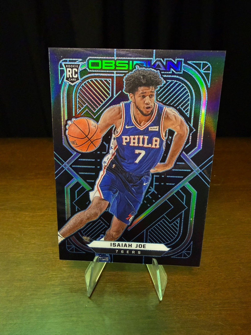 2020 Panini Obsidian Blue FOTL Isaiah Joe Rookie /16 #177