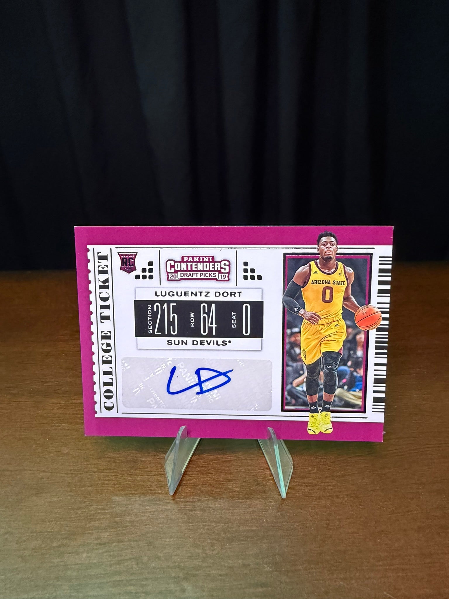 2019 Panini Contenders Lugentz Dort Draft Picks #77 Rookie Auto RC AU