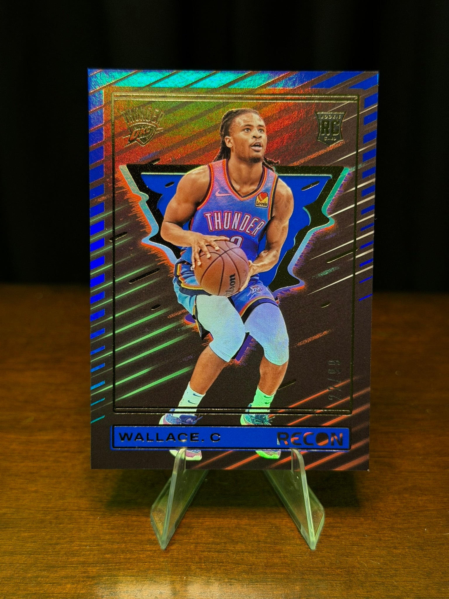 2023 Panini Recon Cason Wallace /99 #244 - Jersey # match - OKC Thunder - Rookie - RC